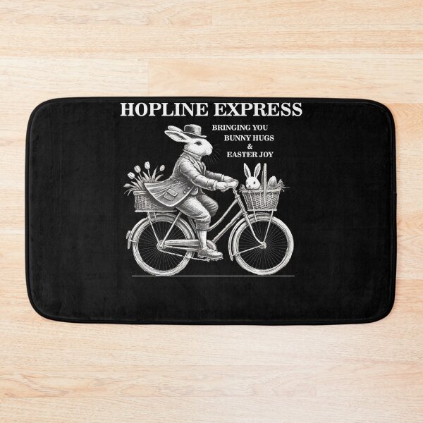 Item preview, Easter Retro Hopline Express Bunny Hugs Vintage designed and sold by LuminOrb.