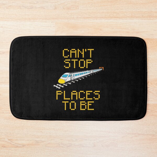 Item preview, High Speed Train, Can't Stop Places To Be, Rail Enthusiast designed and sold by doodlerob.