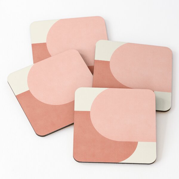 Item preview, Halfmoon Colorblock - Pink Blush designed and sold by moonlightprint.