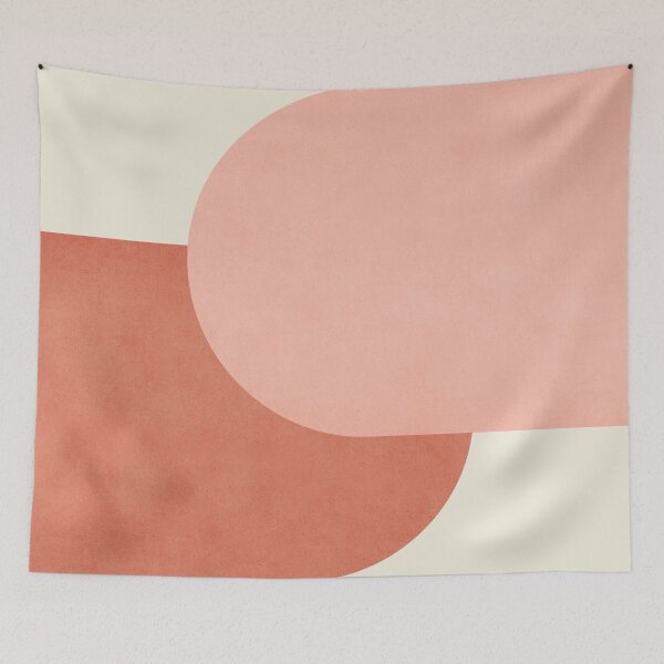 Item preview, Halfmoon Colorblock - Pink Blush designed and sold by moonlightprint.