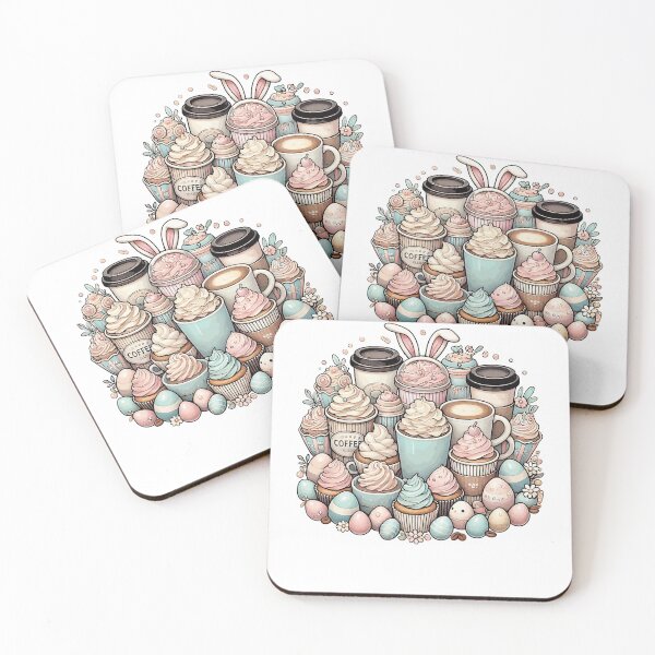 Item preview, Easter Coffee Easter Bunny Coffee Drinker designed and sold by LuminOrb.