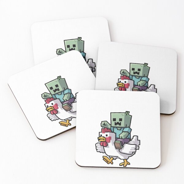 Item preview, Chicken Jockey Pixel Funny designed and sold by shopytee ⭐ ⭐ ⭐ (11k).