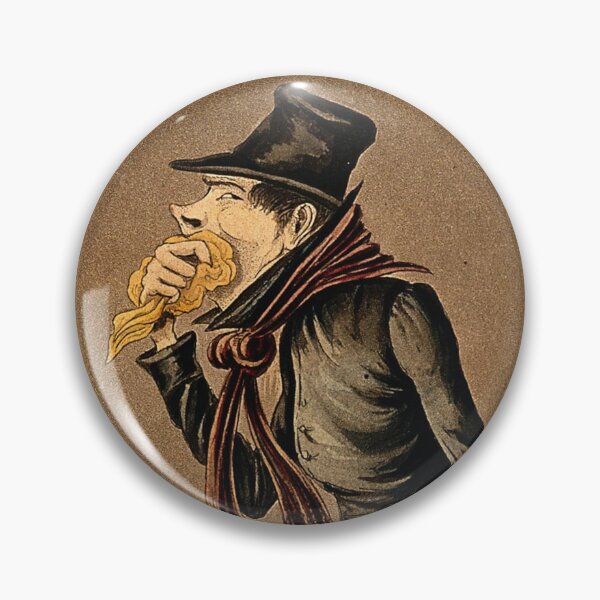 Item preview, Coloured aquatint, ca. 1862, depicting a man covering his mouth with a handkerchief, walking through a smoggy London street designed and sold by Vintage Designs +.