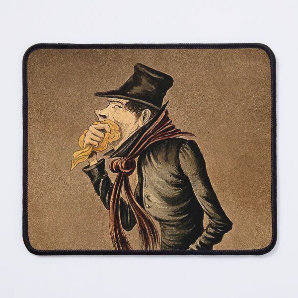 Item preview, Coloured aquatint, ca. 1862, depicting a man covering his mouth with a handkerchief, walking through a smoggy London street designed and sold by Vintage Designs +.