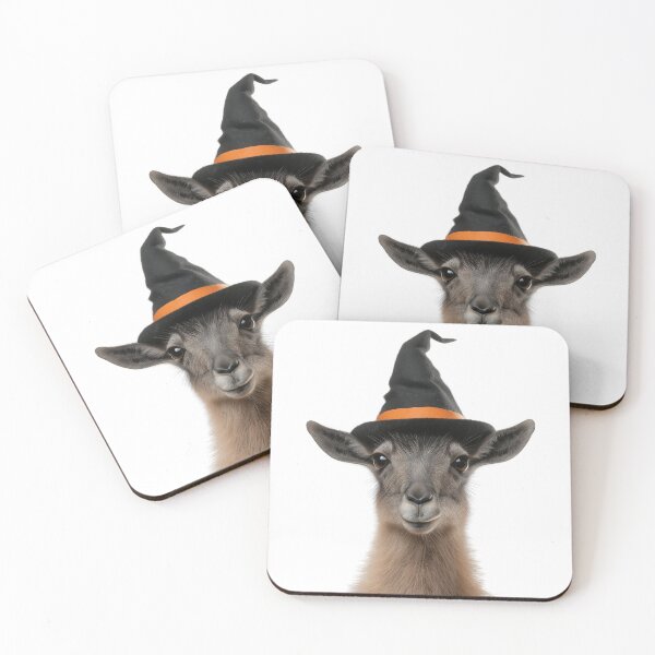 Item preview, Mara Animal Wearing Halloween Witch Hat designed and sold by LazyOwlStore.