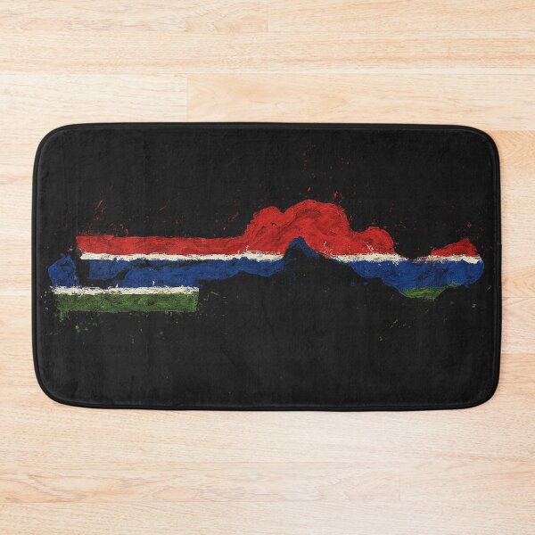 Item preview, Gambia flag painted designed and sold by ilakz.