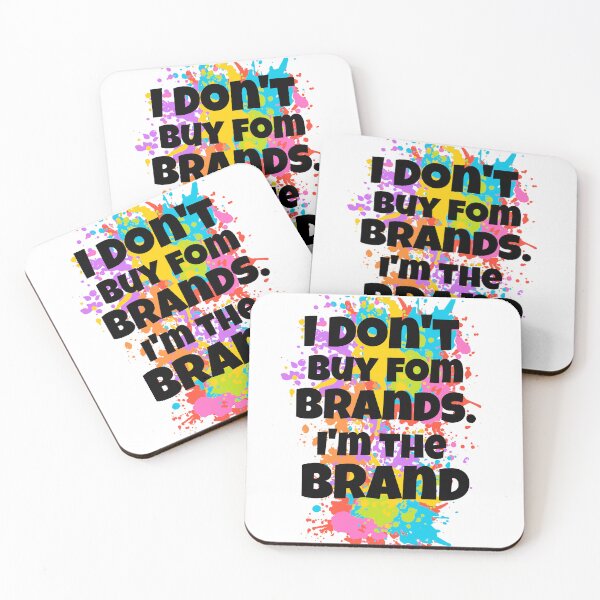 Item preview, I’m the Brand" Bold Statement Typography – Color Splash Streetwear Art designed and sold by Karim-Karem.