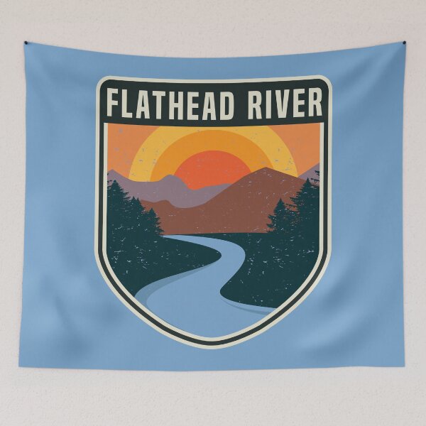 Item preview, Flathead River, Montana designed and sold by studio838.