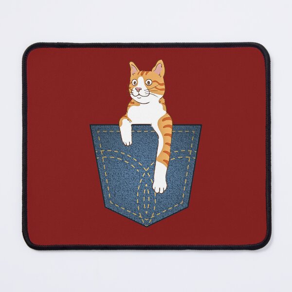 Item preview, Scottish Fold Cat In Pocket, Cat In Pocket, Pocket Kitten, Pocket Cat designed and sold by Feather Art.