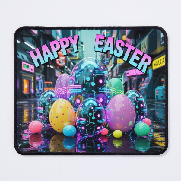 Item preview, Happy Easter Eggs - Cyberpunk Theme designed and sold by OnixDesign.