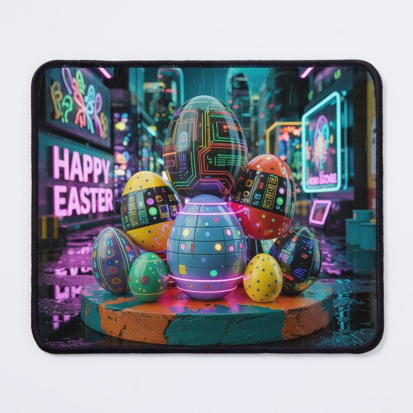 Item preview, Happy Easter Eggs - Cyberpunk Theme designed and sold by OnixDesign.