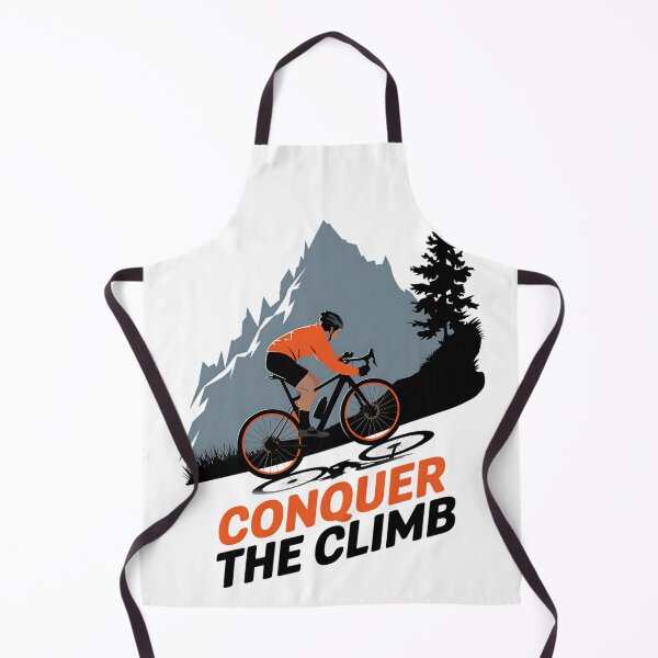 Item preview, Conquer the Climb – Mountain Biking Motivation designed and sold by Taans-Creation.
