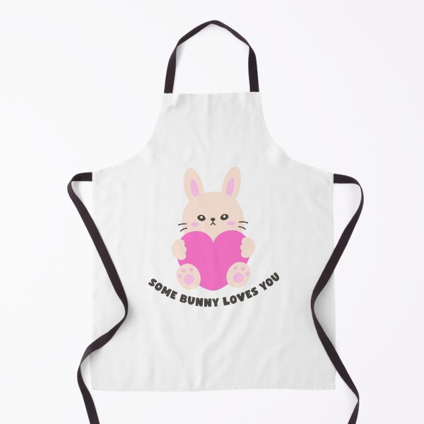 Item preview, Some Bunny Loves You – Cute Heart Easter Sticker designed and sold by BubiStudio.