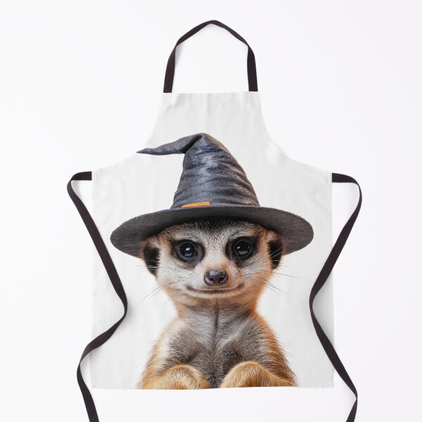 Item preview, Meerkat Wearing Halloween Witch Hat designed and sold by LazyOwlStore.
