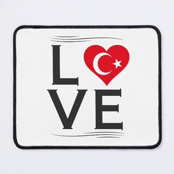 Item preview, Love Türkiye jersey flag heart designed and sold by LayersDesign.