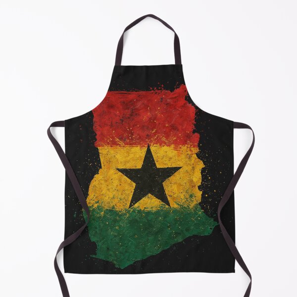Item preview, Painted Ghana flag designed and sold by ilakz.