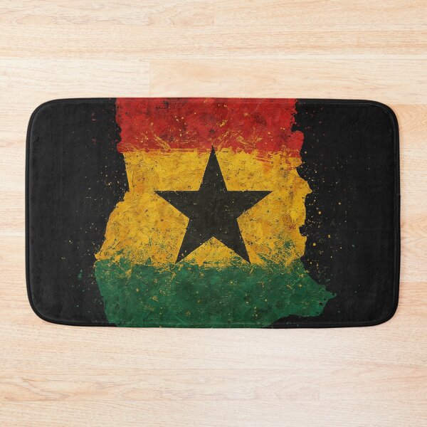 Item preview, Painted Ghana flag designed and sold by ilakz.