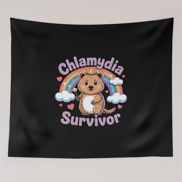 Item preview, Funny Quokka Chlamydia Survivor designed and sold by HeadTurningArt.