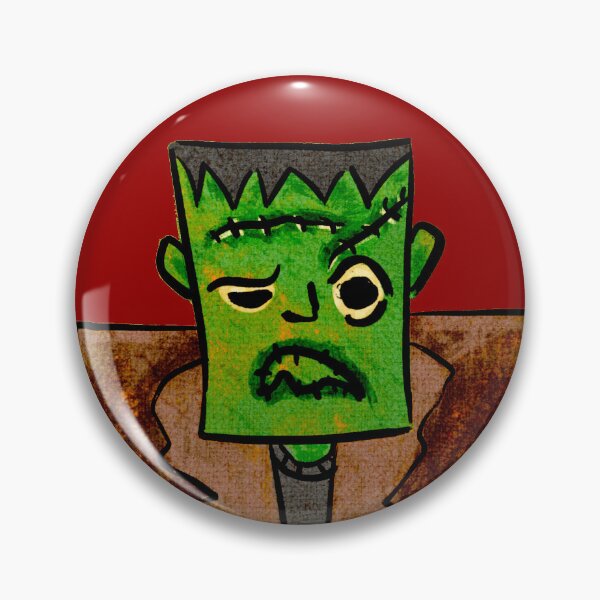 Artikelvorschau, Frankenstein, gruseliges Halloween entworfen und verkauft von Annyillustrate.