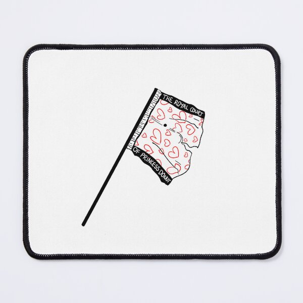 Item preview, The royal court of princess donut flag (silhouette) designed and sold by TheDoodlemancer.