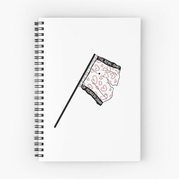 Item preview, The royal court of princess donut flag (silhouette) designed and sold by TheDoodlemancer.