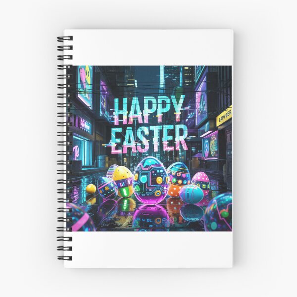 Item preview, Happy Easter Eggs - Cyberpunk Theme designed and sold by OnixDesign.