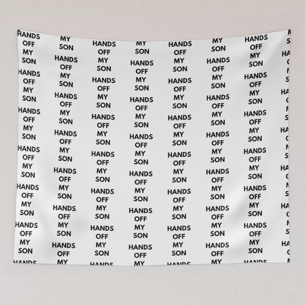 Item preview, Hands Off My Son – Powerful Parental Protection Activist Statement designed and sold by astersgraphics.
