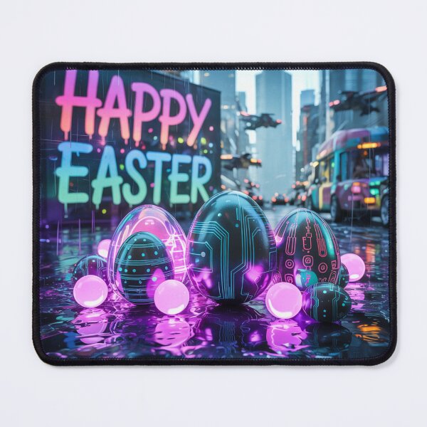 Item preview, Happy Easter Eggs - Cyberpunk Theme designed and sold by OnixDesign.