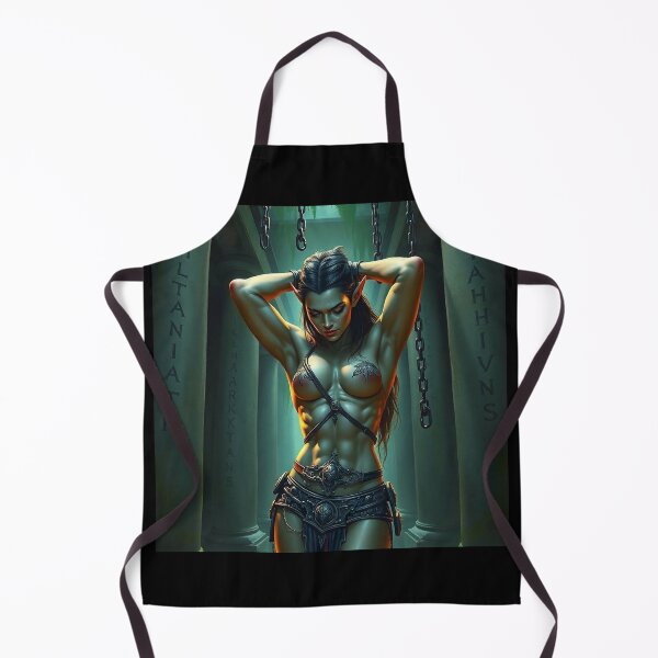 Item preview, Fantasy Grey Skinned Elf girl with her hands behind her head RPG Role playing designed and sold by Vintage Designs +.