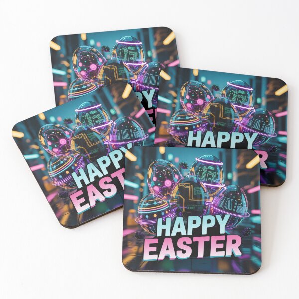 Item preview, Happy Easter Eggs - Cyberpunk Theme designed and sold by OnixDesign.