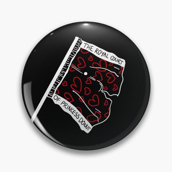 Item preview, The royal court of princess donut flag (dark) designed and sold by TheDoodlemancer.