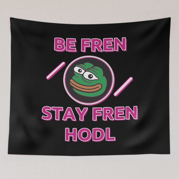 Item preview, Be fren stay fren HODL PEP 3 designed and sold by NoiseToSeeYou.