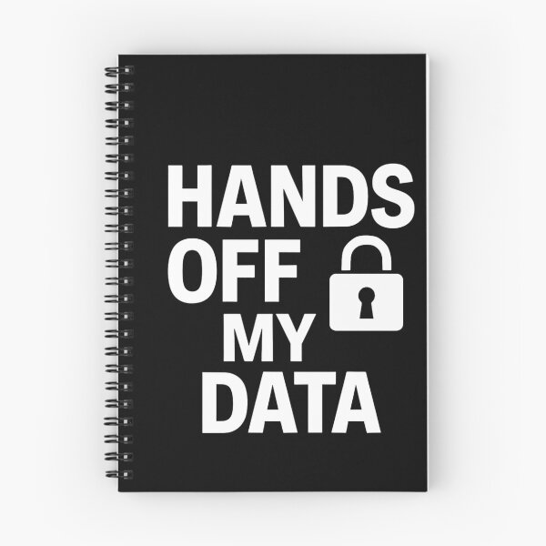 Item preview, Hands Off My Data – Digital Privacy Protest Statement Design designed and sold by astersgraphics.