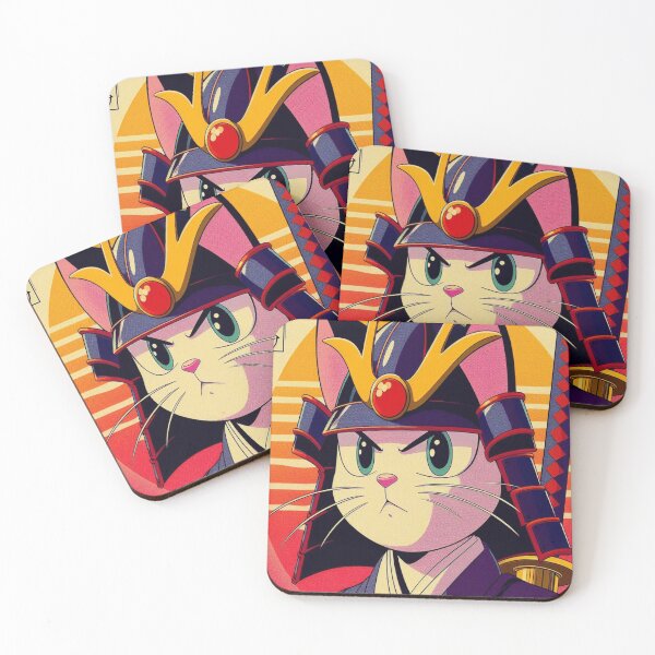 Item preview, Samurai cat designed and sold by Creativnani.