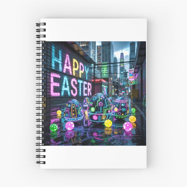 Item preview, Happy Easter Eggs - Cyberpunk Theme designed and sold by OnixDesign.