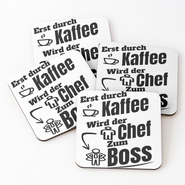 Artikelvorschau, erst durch kaffee wird der chef zum boss entworfen und verkauft von LayersDesign.