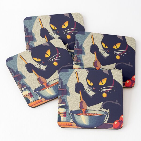 Item preview, Cat cooking designed and sold by Creativnani.