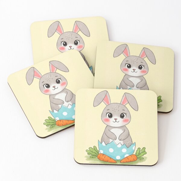 Item preview, Easter Bunny with egg - HAPPY EASTER designed and sold by JustSlay28.