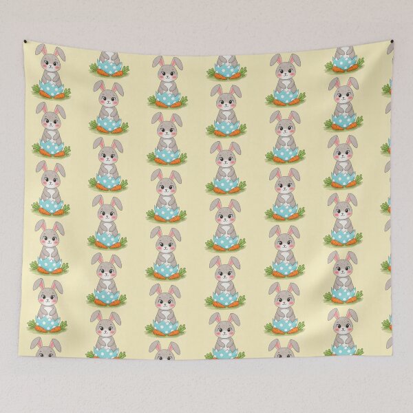 Item preview, Easter Bunny with egg - HAPPY EASTER designed and sold by JustSlay28.
