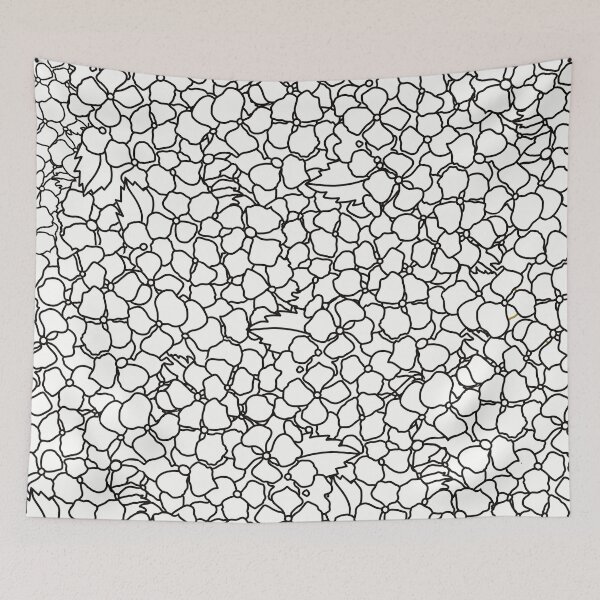 Item preview, Bloom & Calm Floral Line Art Coloring Page designed and sold by chuckletuckle.