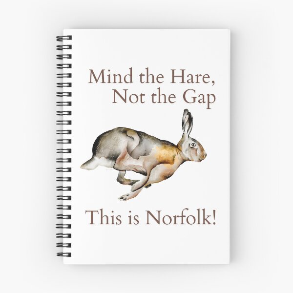 Item preview, Mind the Hare, Not the Gap - This is Norfolk!  designed and sold by MyriadNorfolk.
