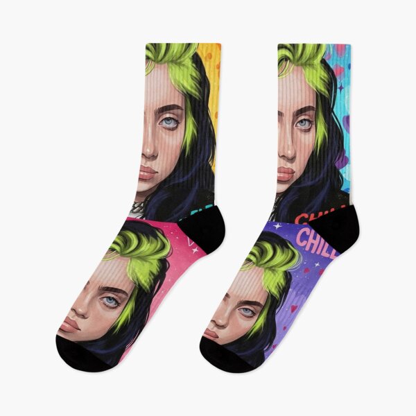 Item preview, Moods of Billie Eilish inspired Pop Art Dresses, Kiss April Easter T-Shirts  designed and sold by Abstractadorn.