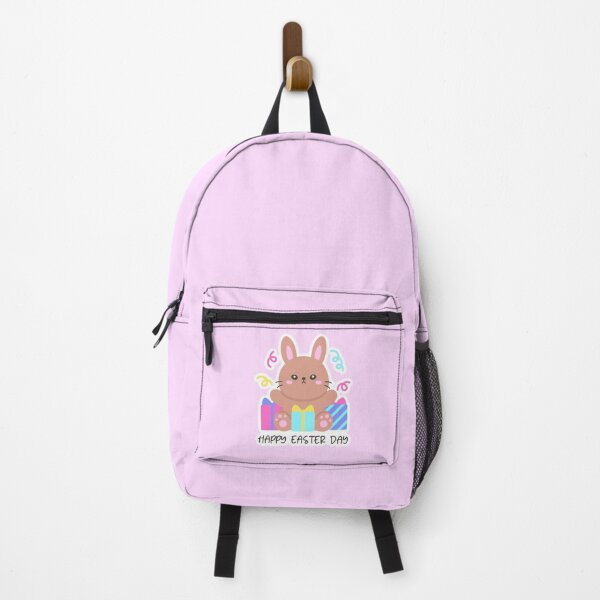 Item preview, Happy Easter Day Bunny with Gifts – Festive Spring Sticker designed and sold by BubiStudio.