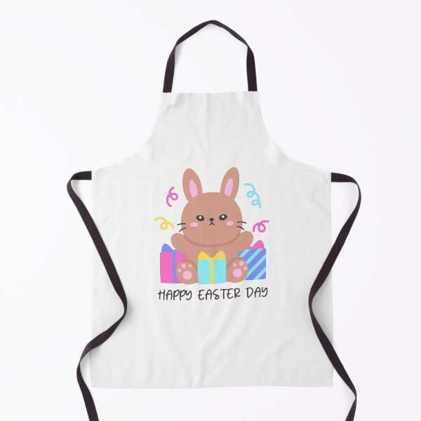 Item preview, Happy Easter Day Bunny with Gifts – Festive Spring Sticker designed and sold by BubiStudio.