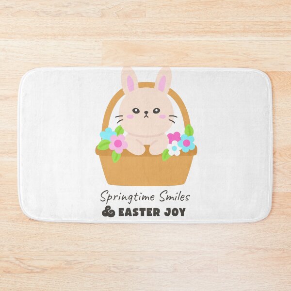 Item preview, Bunny in Floral Basket – Springtime Easter Joy Sticker designed and sold by BubiStudio.