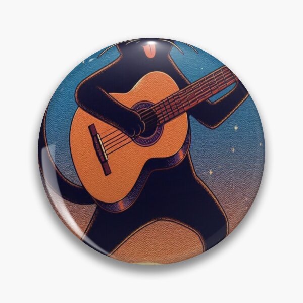Item preview, guitar cat designed and sold by Creativnani.