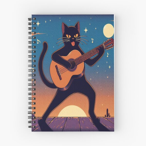 Item preview, guitar cat designed and sold by Creativnani.