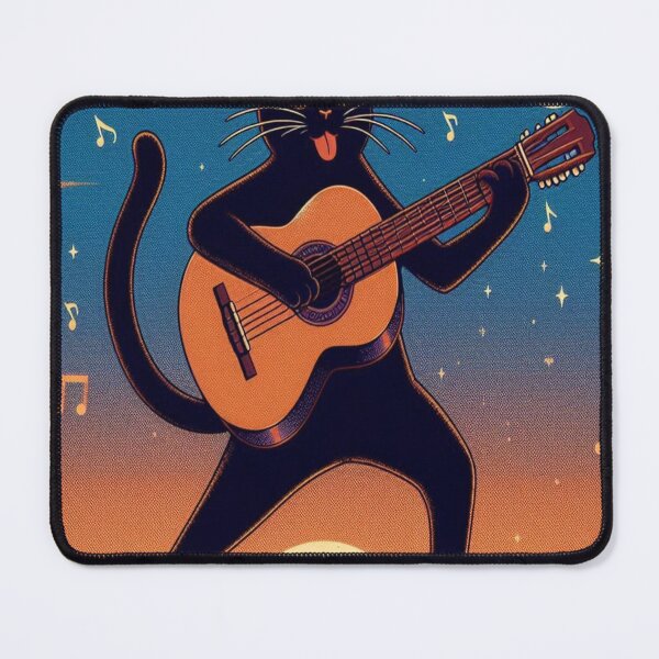 Item preview, guitar cat designed and sold by Creativnani.