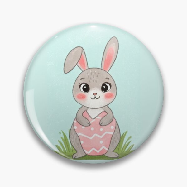 Item preview, Easter Bunny with egg - HAPPY EASTER designed and sold by JustSlay28.