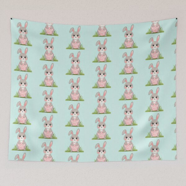 Item preview, Easter Bunny with egg - HAPPY EASTER designed and sold by JustSlay28.